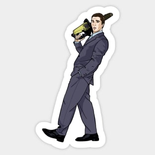 Patrick Bateman - American Psycho Sticker